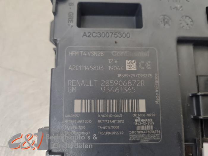 Engine management computer from a Renault Trafic (1FL/2FL/3FL/4FL) 1.6 dCi 145 Twin Turbo 2019