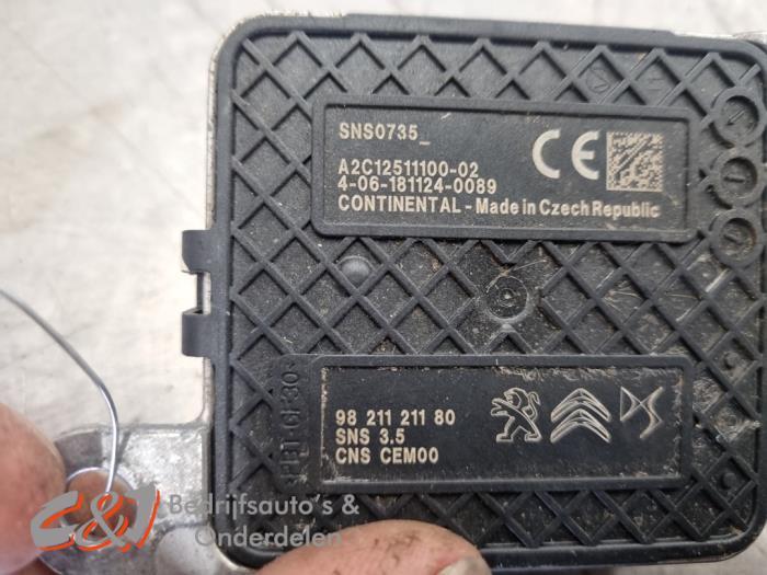 Sonde lambda d'un Peugeot Partner (EA//EF/EN/EU) 1.6 BlueHDi 100 2019