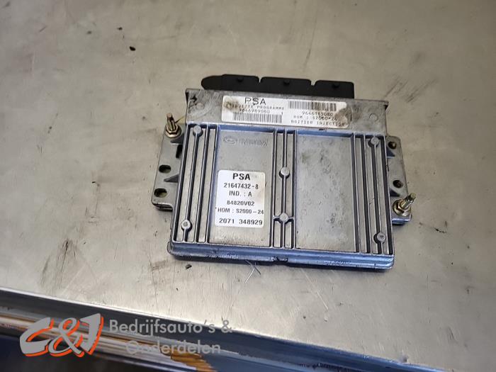 Used Engine management computer Citroen Berlingo Cinqspace, Multispace 1.4 Price € 68,25 Margin scheme offered by C&J Bedrijfsauto's & Onderdelen