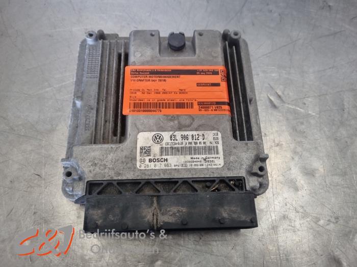 Used Engine management computer Volkswagen Crafter 2.0 BiTDI Price € 194,25 Margin scheme offered by C&J Bedrijfsauto's & Onderdelen