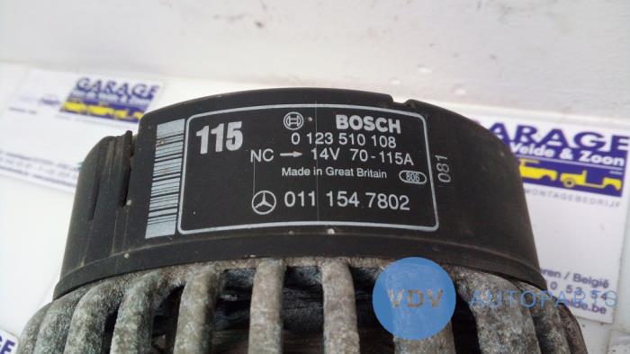Dynamo från en Mercedes-Benz C Combi (S202) 2.2 C-220 CDI 16V 1993