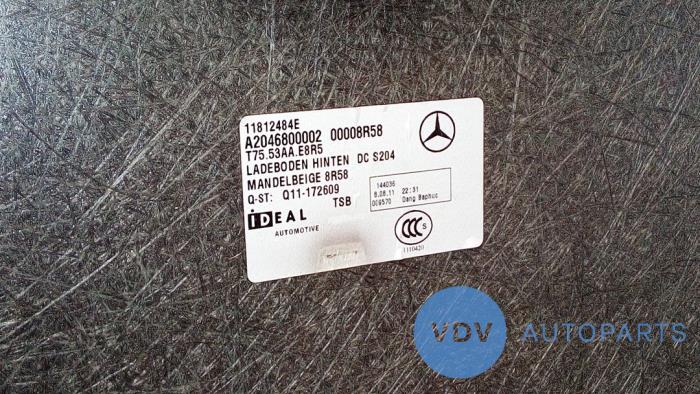 Boot mat Mercedes C 2.2 C-200 CDI 16V BlueEFFICIENCY - A20468000028R58