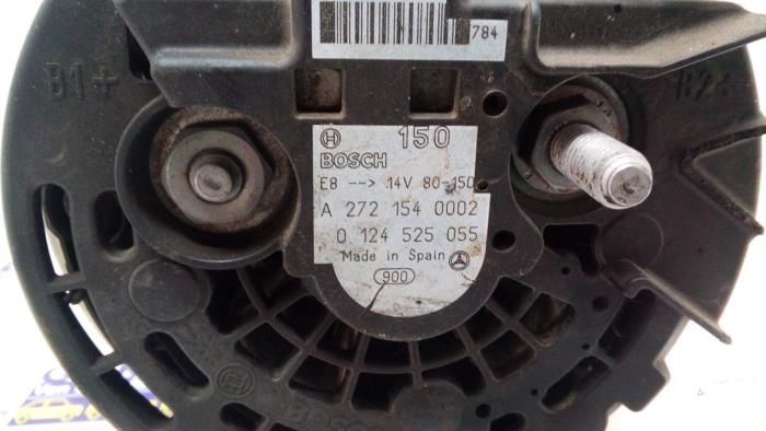 Dynamo van een Mercedes-Benz C (W204) 2.5 C-250 V6 24V 2010