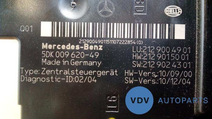 Módulo de confort de un Mercedes-Benz E (W212) E-200 CDI 16V BlueEfficiency,BlueTEC 2014