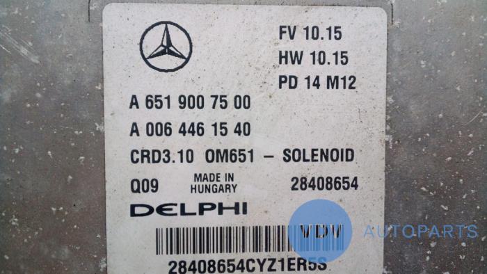 Serrure de contact + ordinateur d'un Mercedes-Benz SLK (R172) 2.1 250 CDI 16V BlueEFFICIENCY 2015