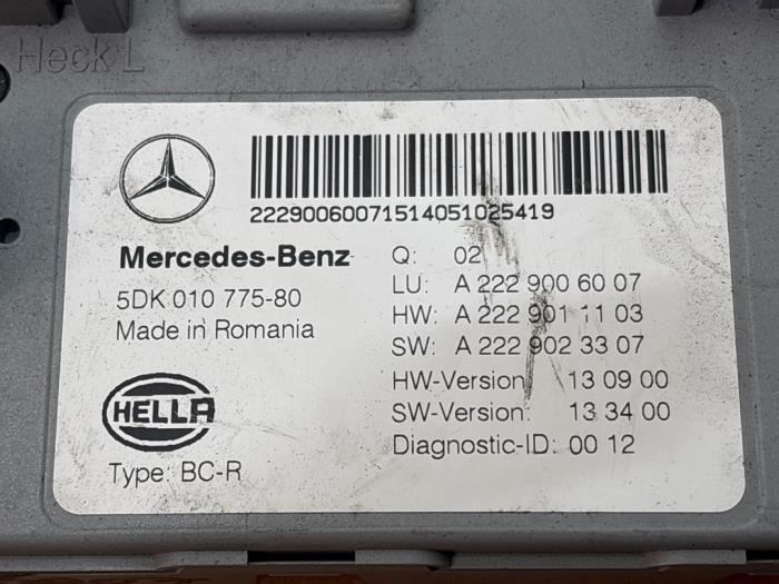 Komfortmodul från en Mercedes-Benz C (W205) C-220 2.2 CDI BlueTEC, C-220 d 16V 2014