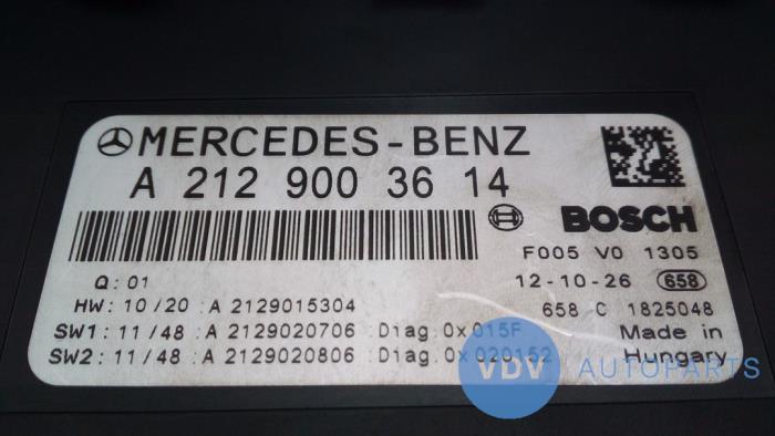 Comfort Module Mercedes E E-200 CDI 16V BlueEfficiency,BlueTEC ...