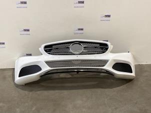 Used Front bumper Mercedes C (W205) C-200d 2.2 16V Price € 925,65 Inclusive VAT offered by Autoparts Van De Velde