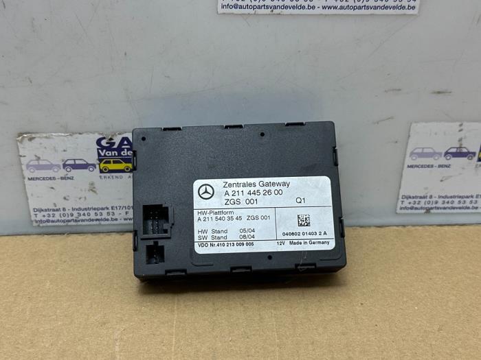 Używane Modul gateway Mercedes E (W211) 2.2 E-200 CDI 16V Cena € 36,30 Z VAT oferowane przez Autoparts Van De Velde
