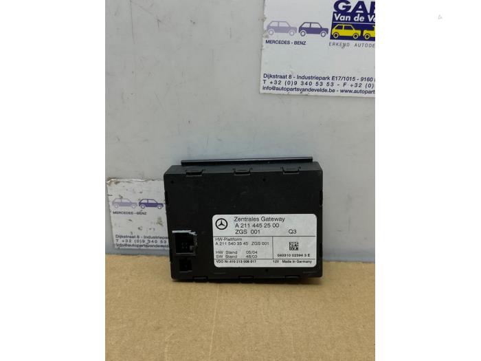 Używane Modul gateway Mercedes E (W211) 2.2 E-220 CDI 16V Cena € 36,30 Z VAT oferowane przez Autoparts Van De Velde