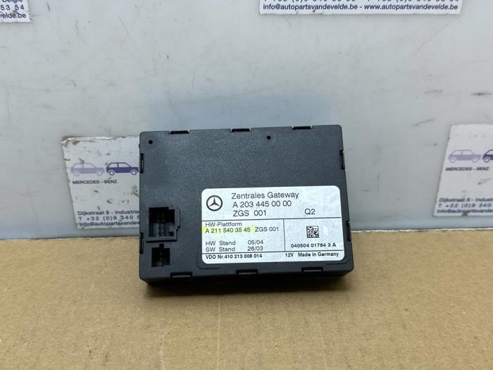 Używane Modul gateway Mercedes C (W203) 2.2 C-200 CDI 16V Cena € 30,25 Z VAT oferowane przez Autoparts Van De Velde