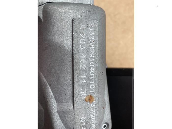Ignition lock + computer from a Mercedes-Benz E (W211) 2.2 E-220 CDI 16V 2005