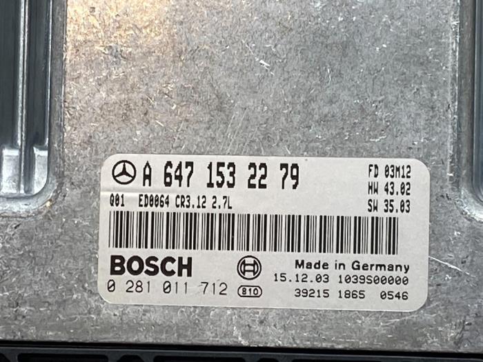 Used Ignition lock + computer Mercedes E (W211) 2.7 E-270 CDI 20V Price € 242,00 Inclusive VAT offered by Autoparts Van De Velde
