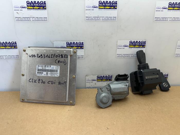 Used Ignition lock + computer Mercedes CLK (C209) 2.7 270 CDI 20V Price € 181,50 Inclusive VAT offered by Autoparts Van De Velde
