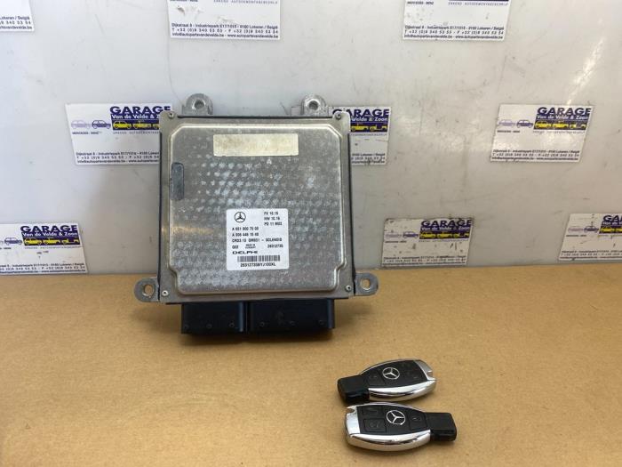 Used Ignition lock + computer Mercedes C (W204) 2.2 C-220 CDI 16V BlueEFFICIENCY Price € 151,25 Inclusive VAT offered by Autoparts Van De Velde