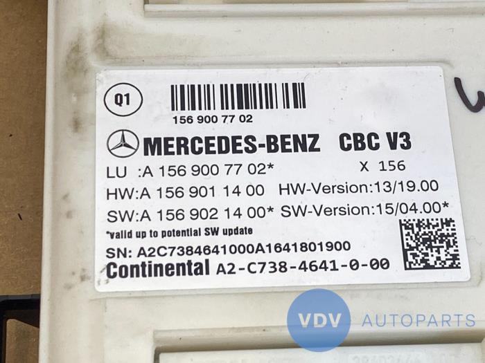 Comfort Module from a Mercedes-Benz A (W176) 2.2 A-200 CDI, A-200d 16V 2016