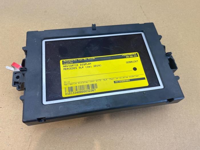 Navigation display Mercedes SLK 1.8 250 16V BlueEFFICIENCY - A1729008600
