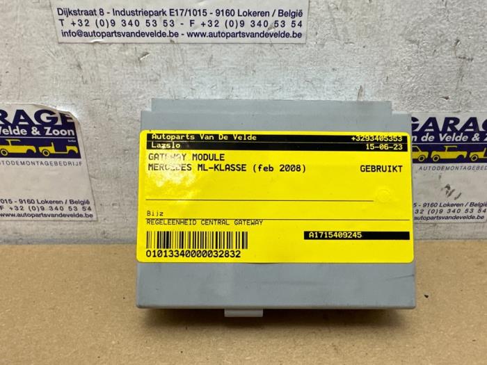 Gebrauchte Gateway Modul Mercedes ML II (164/4JG) 3.0 ML-320 CDI 4-Matic V6 24V Preis € 60,50 Mit Mehrwertsteuer angeboten von Autoparts Van De Velde
