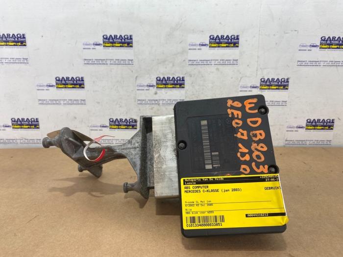 Usagé Ordinateur ABS Mercedes C (W203) 1.8 C-200K 16V Prix € 72,60 Prix TTC proposé par Autoparts Van De Velde