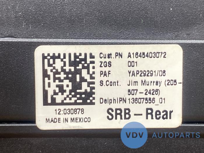 Relay holder from a Mercedes-Benz R (W251) 3.0 280 CDI 24V 4-Matic 2008