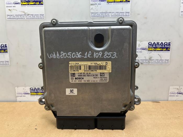 Used Ignition lock + computer Mercedes C (W205) C-180 1.6 CDI BlueTEC, C-180 d 16V Price € 211,75 Inclusive VAT offered by Autoparts Van De Velde
