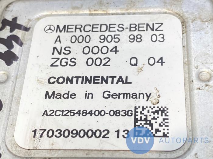 Sensor Nox de un Mercedes-Benz Sprinter 3,5t (906.63) 313 CDI 16V 2015