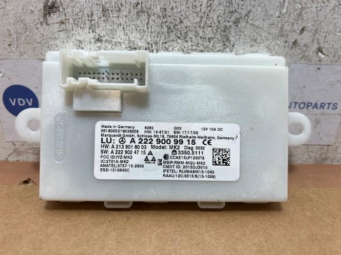 Używane Keyless Entry-Antena Mercedes E (W213) E-200d 2.0 Turbo 16V Cena € 72,60 Z VAT oferowane przez Autoparts Van De Velde