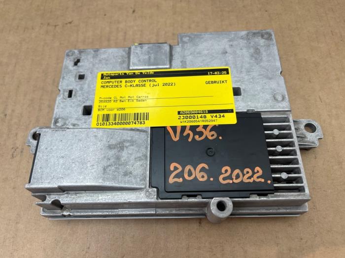 Used Body control computer Mercedes C (W206) C-300 e 2.0 Turbo Price € 181,50 Inclusive VAT offered by Autoparts Van De Velde