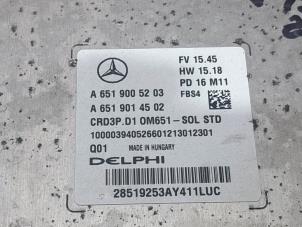 Ignition lock + computer from a Mercedes-Benz C Estate (S205) C-220 CDI BlueTEC, C-220 d 2.2 16V 2017