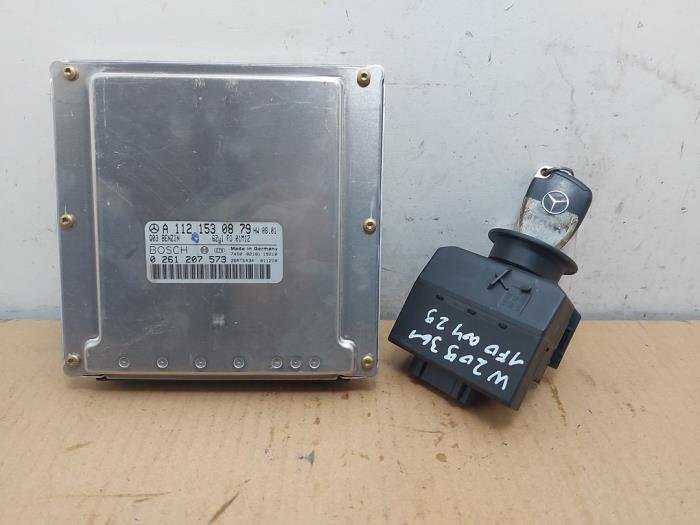 Used Ignition lock + computer Mercedes CLK (C209) 2.6 240 V6 18V Price € 181,50 Inclusive VAT offered by Autoparts Van De Velde