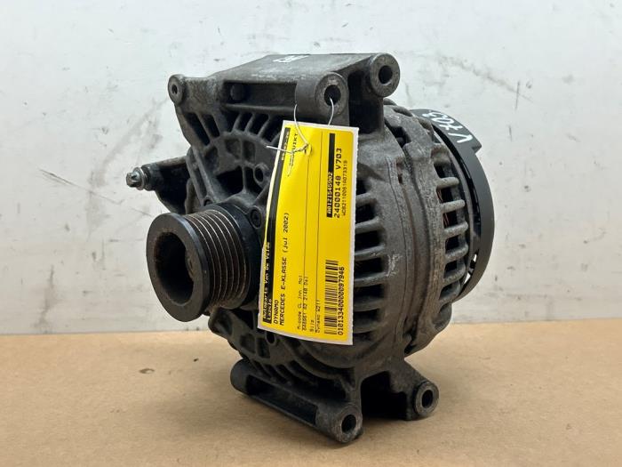 Gebrauchte Dynamo Mercedes E (W211) 2.2 E-220 CDI 16V Preis € 181,50 Mit Mehrwertsteuer angeboten von Autoparts Van De Velde