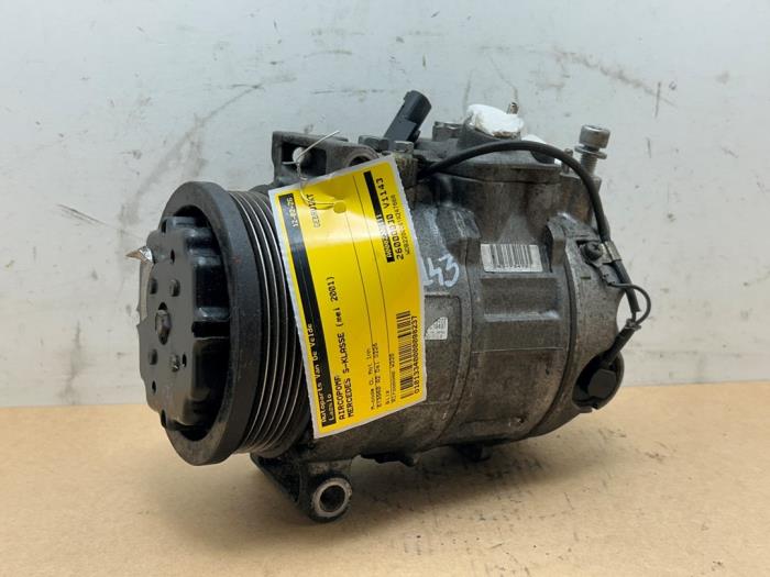 Usagé Compresseur de clim Mercedes S (W220) 3.2 S-320 CDI 24V Prix € 108,90 Prix TTC proposé par Autoparts Van De Velde