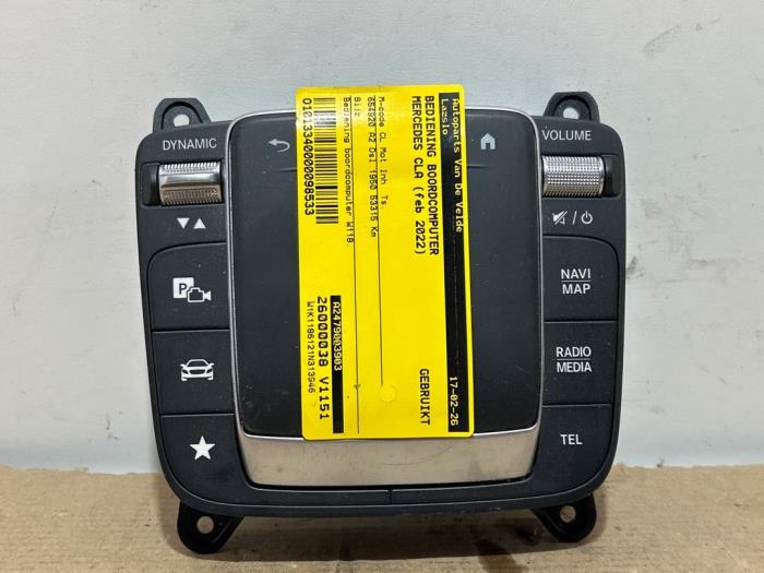 Used On-board computer controller Mercedes CLA Shooting Brake (118.6) 2.0 CLA-200d Price € 78,65 Inclusive VAT offered by Autoparts Van De Velde