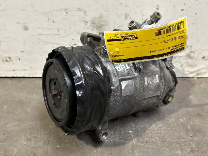 Gebrauchte Klimapumpe Mercedes SLK (R171) 1.8 200 K 16V Preis € 60,50 Mit Mehrwertsteuer angeboten von Autoparts Van De Velde