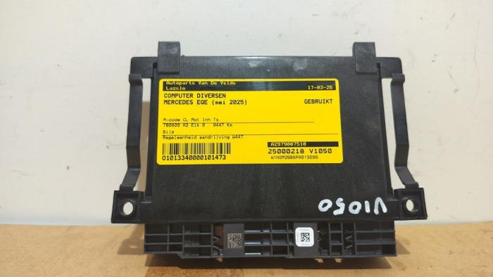 Used Computer, miscellaneous Mercedes EQE (X294) 350+ 91/96 kWh Price € 90,75 Inclusive VAT offered by Autoparts Van De Velde