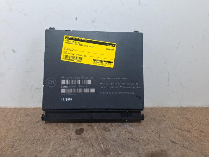 Begagnade Sätesdator Mercedes S (W221) 5.5 S-550 32V 4-Matic Pris på förfrågan erbjuds av Autoparts Van De Velde