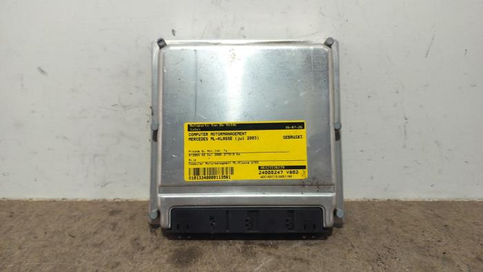 Used Engine management computer Mercedes ML I (163) 2.7 270 CDI 20V Price on request offered by Autoparts Van De Velde