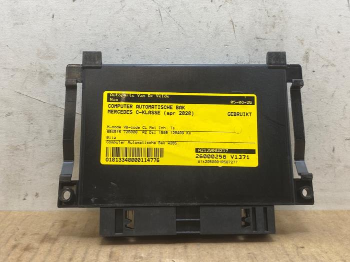 Used Automatic gearbox computer Mercedes C (W205) C-180d 1.6 Turbo 16V Price on request offered by Autoparts Van De Velde