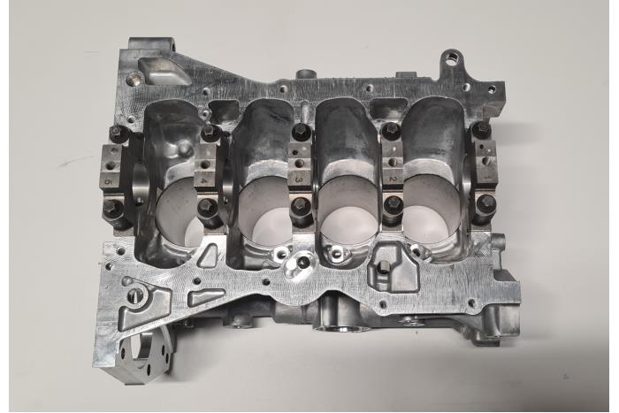 Engine crankcase from a Renault Grand Scénic III (JZ) 1.4 16V TCe 130 2014