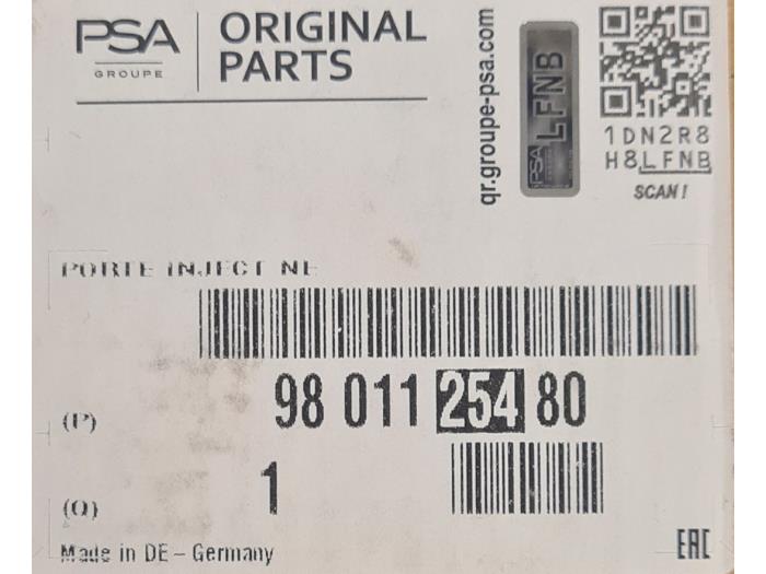 Injecteurs d'un Ford Transit Custom 2.2 TDCi 16V 2012