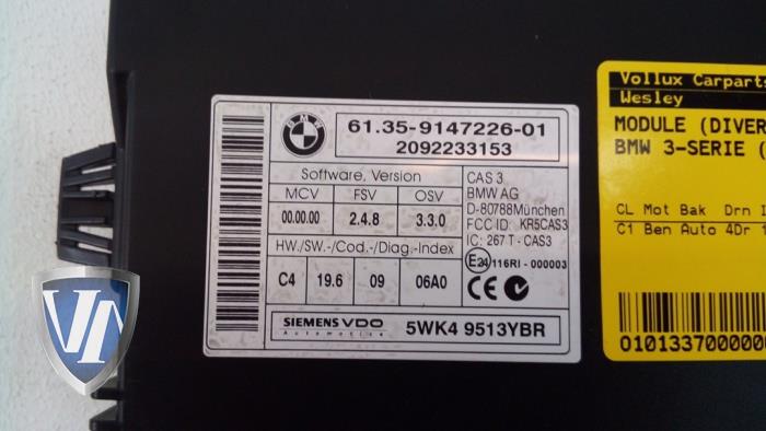 Module (miscellaneous) BMW 3 serie 320i 16V Corporate Lease 