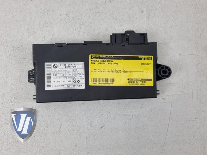 Używane Modul (rózne) BMW 1 serie (E81) 118d 16V Cena € 47,19 Z VAT oferowane przez Vollux Carparts B.V.