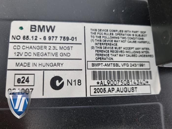 Changeur de CD d'un BMW 3 serie Touring (E91) 325i 24V 2005