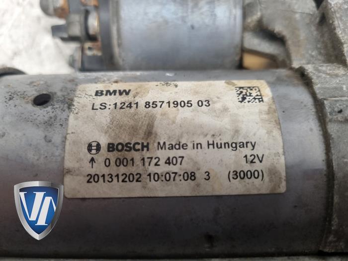 Startmotor från en BMW 3 serie (F30) 316d 2.0 16V 2013