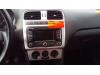Panel de control de aire acondicionado de un Volkswagen Polo V (6R), 2009 / 2017 1.6 TDI 16V 90, Hatchback, Diesel, 1,598cc, 66kW (90pk), FWD, CAYB, 2009-06 / 2014-05 2012