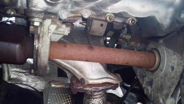 Front drive shaft, right from a Renault Megane II Grandtour (KM) 1.6 16V 2004