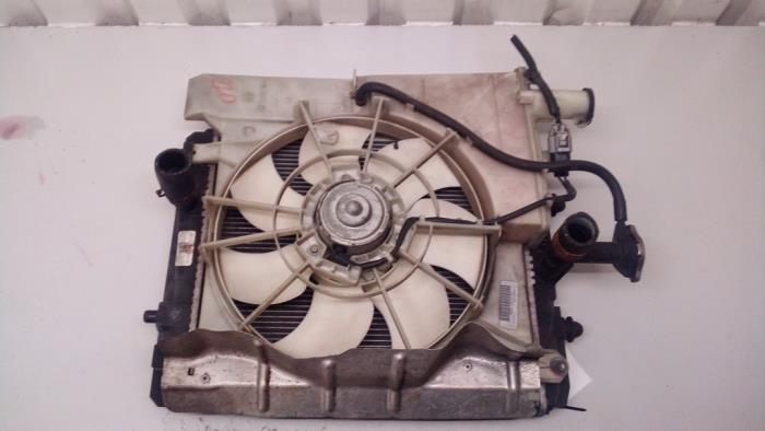 Condenseur de climatisation d'un Toyota Aygo (B10) 1.0 12V VVT-i 2008