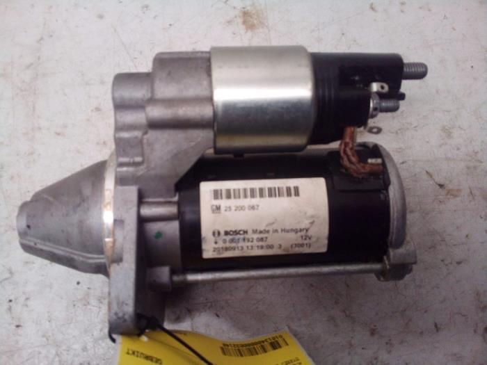 Gebrauchte Anlasser Opel Corsa E 1.4 16V Preis € 24,98 Margenregelung angeboten von Autodemontage Tegelen