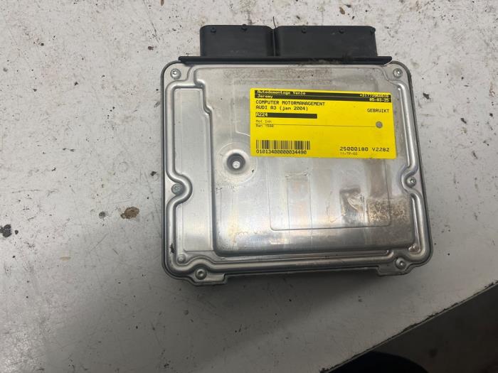 Engine management computer Audi A3 (8P1), 2003 / 2012 1.6 16V FSI, Hatchback, 2-dr, Petrol, 1.598cc, 85kW (116pk), FWD, BAG, 2003-03 / 2004-05, 8P1 (Used)
