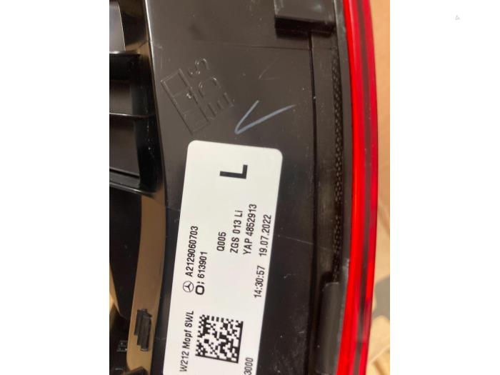 Taillight, left from a Mercedes-Benz E (W212)  2015